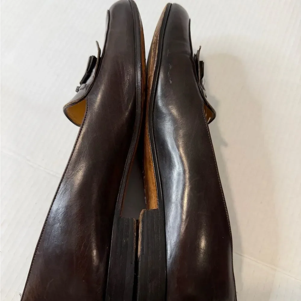Salvatore Ferragamo Studio Tassels Kiltie Loafers Men’s Size 9.5 D